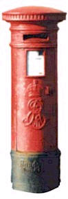 George V Red Postbox